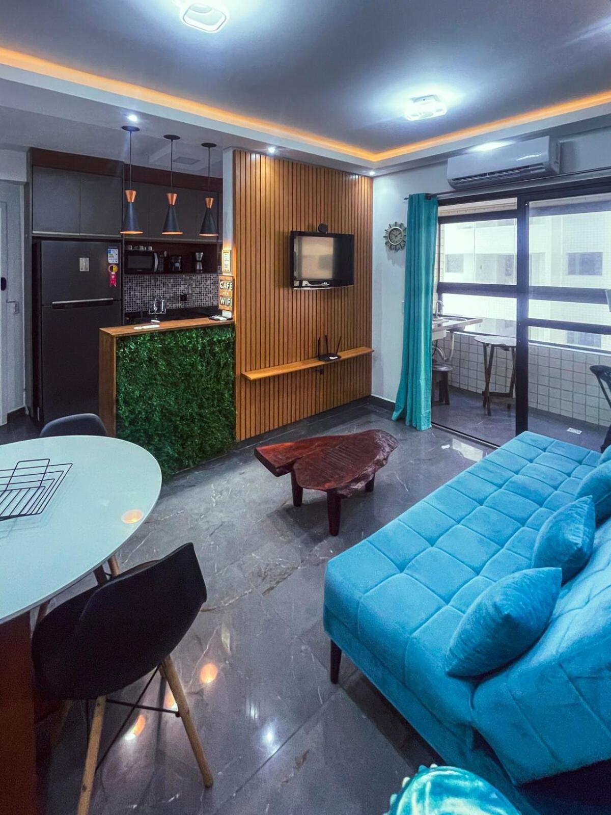 Habitat - Predio De Frente Pro Mar Apartment Praia Grande  Luaran gambar