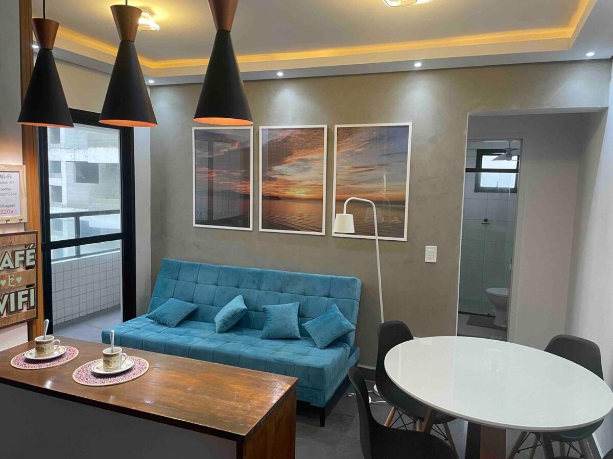 Habitat - Predio De Frente Pro Mar Apartment Praia Grande  Luaran gambar